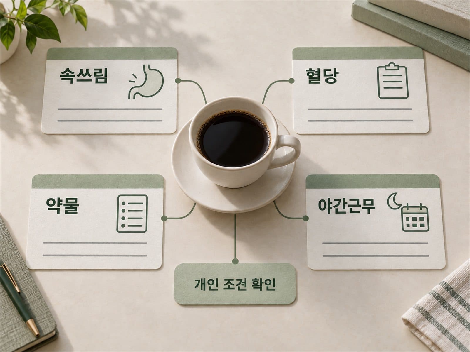공복 커피와 속쓰림 당뇨약 교대근무 상황별 선택