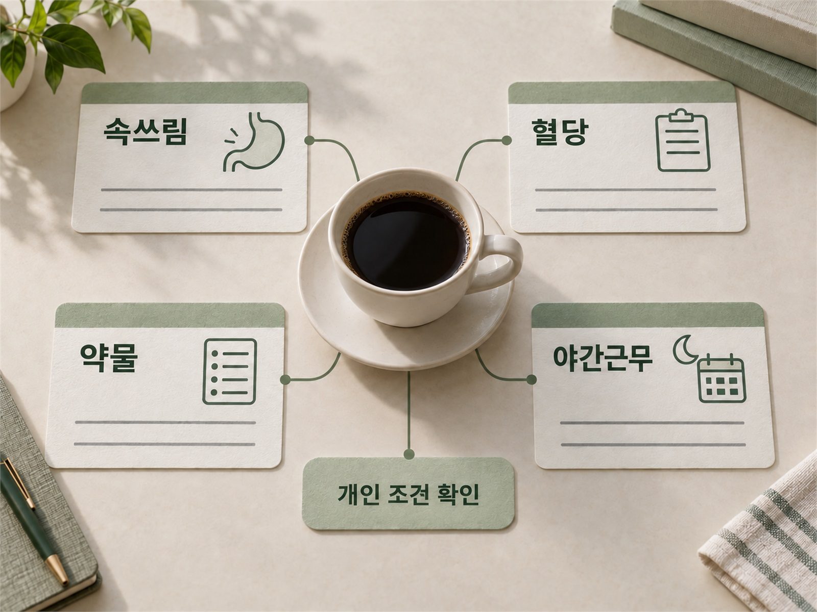 공복 커피와 속쓰림 당뇨약 교대근무 상황별 선택